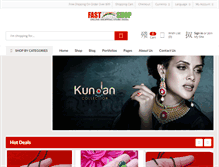 Tablet Screenshot of fastindiashop.com